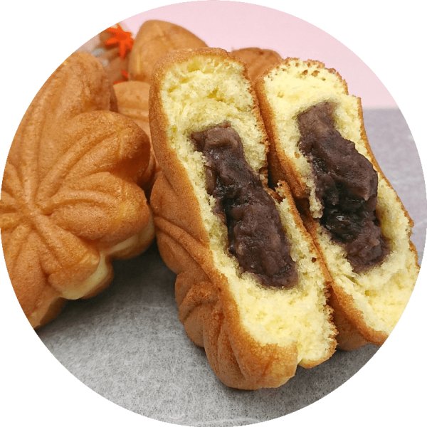 画像1: 広島銘菓　もみじ饅頭　つぶあん　８個入り (1)